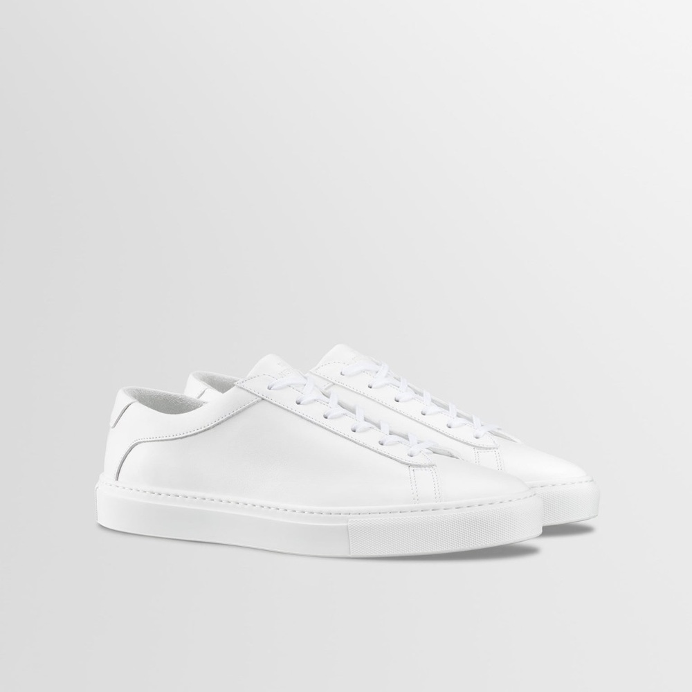 White Leather Sneakers